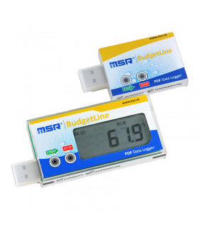 MSR BudgetLine: Reusable PDF Data Loggers for Temperature and Humidity